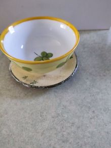 lovely shamrock bowl and saucer.