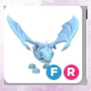 Adopt me pets FR Frost dragon