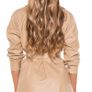 Faux Leather Shirt Dress Image 10