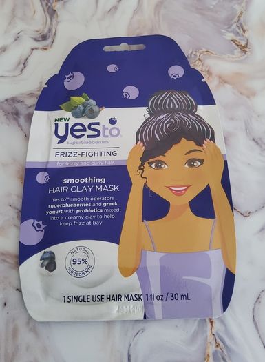 Yes To Super Blueberries Smoothing Clay Hair Mask - New