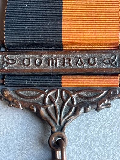 Original Irish War Of Independence Comrac Active Service Medal