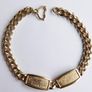 Vintage Gold Plated Bracelet length 7,5" Image 7
