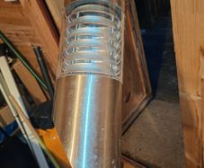 Chrome effect Drive way lights (x2) like new never used