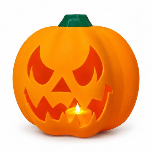 Halloween Pumpkin Lantern - LED Jack O Lantern - Reusable Pumpkin - 3D
