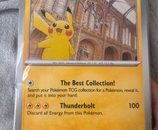 Pikachu at the museum jumbo card sealed
