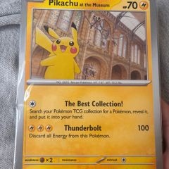 Pikachu at the museum jumbo card sealed