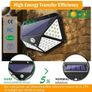 37532 100 LED Outdoor Solar Power Garden Lamp Four Sided Image 3