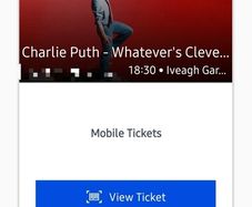 Charlie Puth Ticket dublin