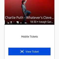 Charlie Puth Ticket dublin