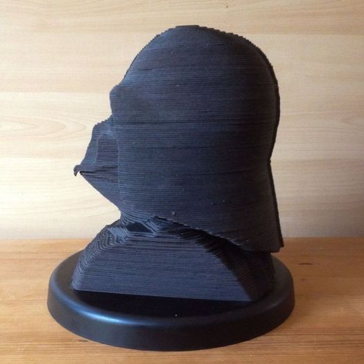 Star Wars Darth Vader 3D card sculpture