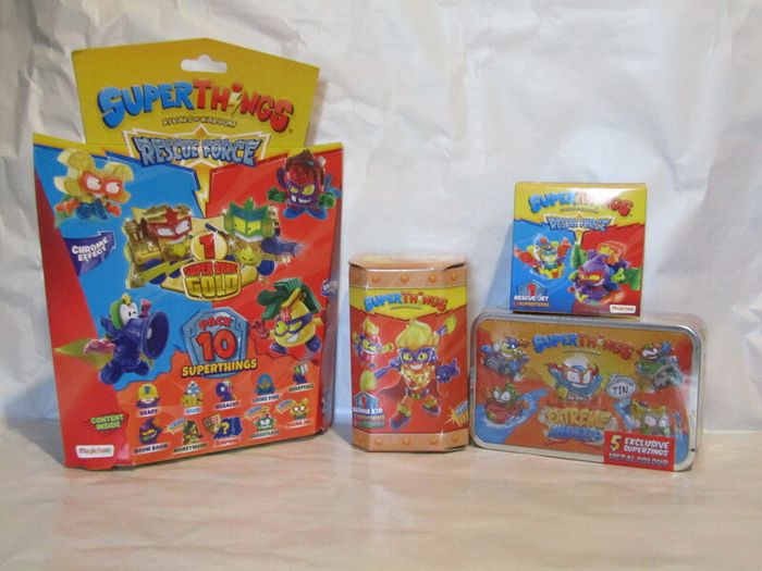 SuperThings Lot Exclusive Figures SuperSpecials Exclusive Tin All Item's Are Brand New Sealed