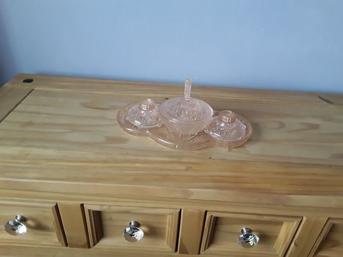 art deco vanity set