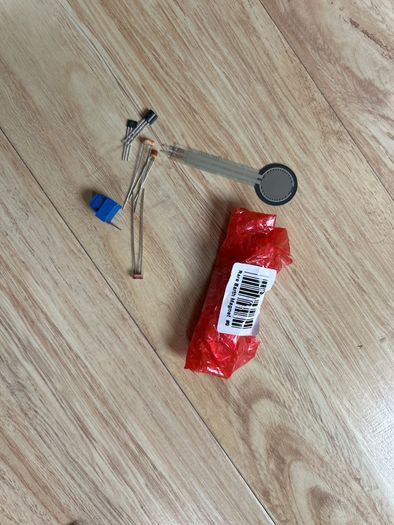 Random collection of electronic maker hobbyist components
