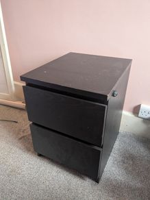 Ikea malm bedside locker