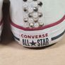 girls CONVERSE ALL STAR BLING low canvas trainers runners size UK 2 EU 34 youths Image 7