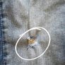 Levi's 512 Distressed Jeans Size 33 Leg 34 Image 2