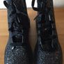 Girls Navy  Boots Image 2