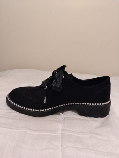 Black Suede Shoes, New