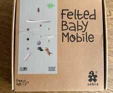 Sebra teeny toes baby mobile