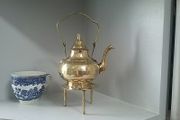 Brass Teapot on a Trivet