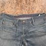 mens Tommy Hilfiger Woody Slate Waxed jeans Size W34 L34 zip fly Image 6