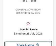 All Together Now - Weekend Camping Ticket x 1