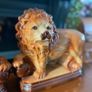 Antique Pottery Lions Image 3