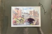 Baggot Street Bridge, Dublin - Mounted art print