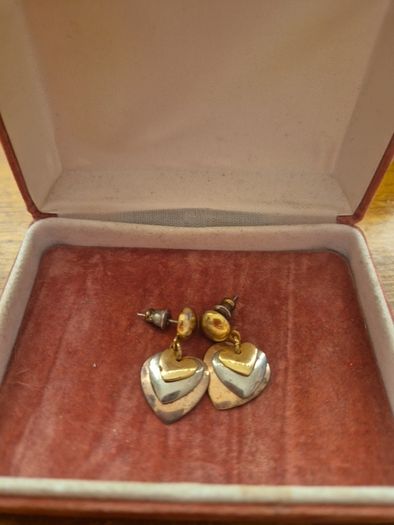 Vintage Heart Earrings