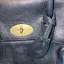 Genuine Mulberry Alexa Black Leather Bag Image 3