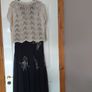 Jacques Vert Dress with Beige Cardigan - Size 18 Image 7