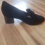 Clarks black suede shoes Image 6