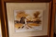 Hugh Brandon Cox "Old Church" signed print