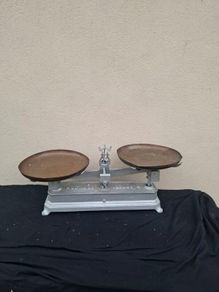 Old cast iron scale