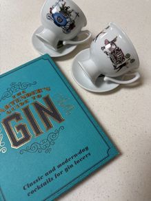 The Bartenders Guide to Gin - Modern Day Cocktails and 2 Free Hendricks Gin Cups and Saucers
