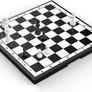 Set Board Games Sets Magnetic Folding Portable Garden Travel Gifts Traditional Strategy Game for Kids and Adults,Black-White Image 4