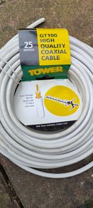 GT100 coaxial cable 25metres