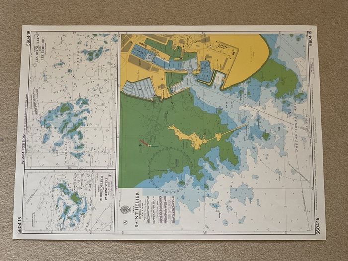 Admiralty Charts for Channel Islands