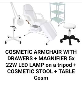 NEw beauty bed set Lamp. stool, helper