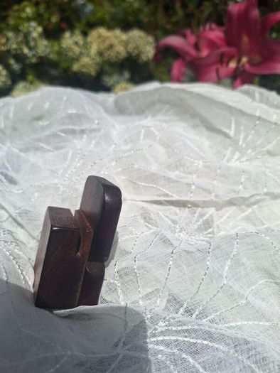 Vintage Maori Tiki Card Holder