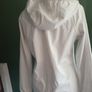 New Balance White Zip Up Jacket ( hoodie) with grey trim - Size S Image 4