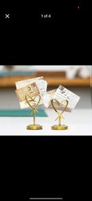 Gold table numbers