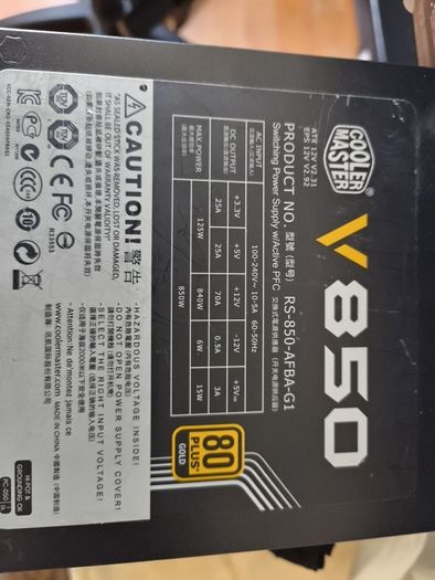 Psu power supply cooler master 850