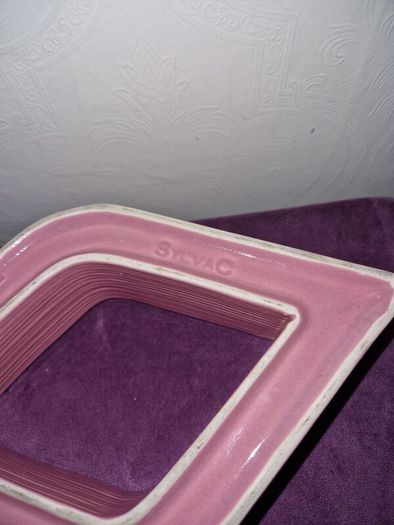 Rare Sylvac diamond shaped pink posy dish 1235