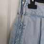 New Ladies Denim Pleated Skirt Size 14 Image 3