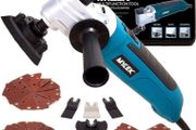 Oscillating Multi Tool 300W Oscillating Electric Corded Multi tools 6 Speed, Quick Blade Change - Detail Sander, Multi-Tool Cuts Metal, Plastic, Wood, 48 Piece Accessory Kit - Carry Case (FREE POSTAGE)