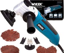 Oscillating Multi Tool 300W Oscillating Electric Corded Multi tools 6 Speed, Quick Blade Change - Detail Sander, Multi-Tool Cuts Metal, Plastic, Wood, 48 Piece Accessory Kit - Carry Case (FREE POSTAGE)