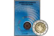 Portugal 2 Euro Base Metals Brilliant Uncirculated Coin 2025 - A Plan for the Future - Sustainable Development