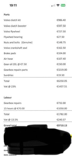 Volvo 500 construction spec