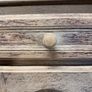 1900s French Bleached & Whitewashed Oak Bedside Table Image 5
